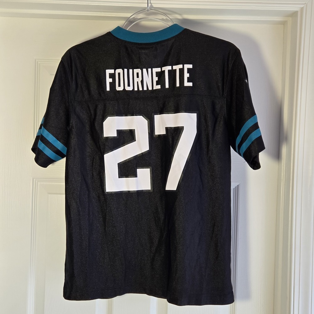 Jacksonville Jaguars Nike Fournette NFL Football Jersey 27 Youth Size XL 14/16